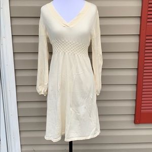 New Directions women’s ivory knit dress